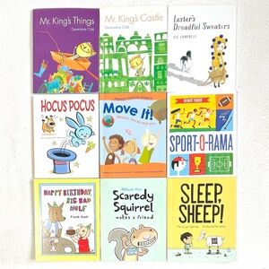 9 MacDonald’s Happy Meal Books from 2017-2022. Softcovers.